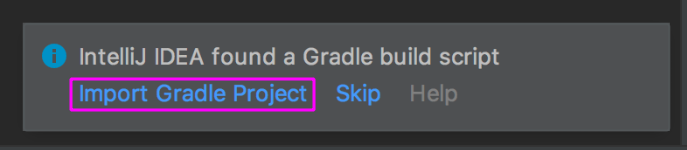 Prompt di Gradle